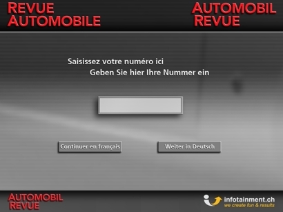 CodeGame, CouponGame, TicketGame mit persönlicher Codenummer, Wettbewerbskarte